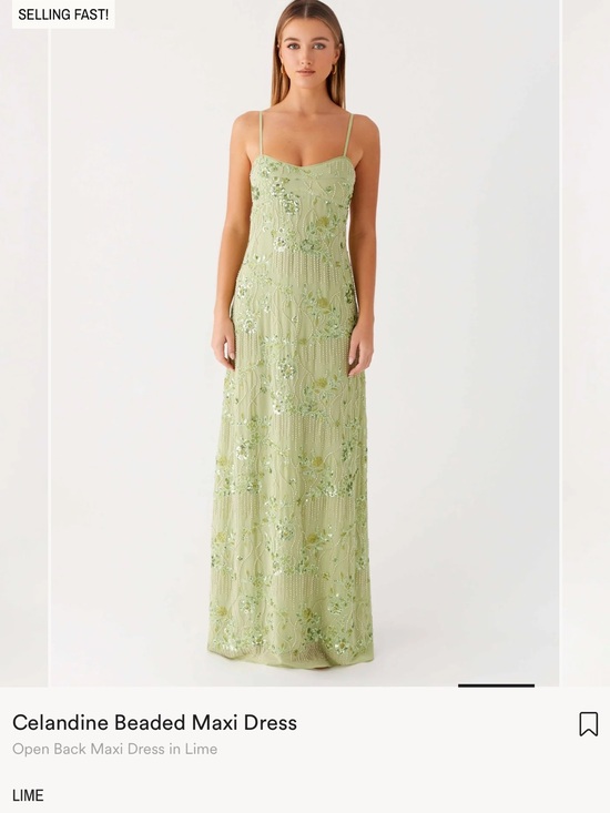 Peppermayo Dresses & Skirts - Peppermayo Celandine Beaded Maxi Dress – Lime 💚✨